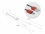 Delock USB 2.0 Retractable Cable Type-A to USB-C™ black / red