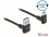 Delock EASY-USB 2.0 Cable Type-A male to USB Type-C™ male angled up / down 0.5 m black