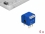 Delock DIP flip switch piano 3-digit 2.54 mm pitch THT vertical blue 5 pieces