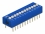 Delock DIP sliding switch 12-digit 2.54 mm pitch THT vertical blue 10 pieces