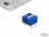 Delock DIP sliding switch 3-digit 2.54 mm pitch THT vertical blue 10 pieces