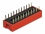 Delock DIP sliding switch 11-digit 2.54 mm pitch THT vertical red 10 pieces