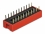 Delock DIP sliding switch 11-digit 2.54 mm pitch THT vertical red 5 pieces