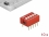 Delock DIP sliding switch 5-digit 2.54 mm pitch THT vertical red 10 pieces