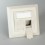 Flush Mount Wall Oulet for Keystones, 2-port