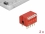 Delock DIP flip switch piano 5-digit 2.54 mm pitch THT vertical red 2 pieces