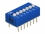 Delock DIP sliding switch 7-digit 2.54 mm pitch THT vertical blue 2 pieces