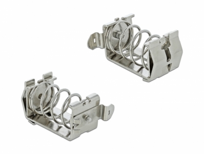 Delock Shield Clamp for DIN Rail - Cable diameter 15 - 32 mm