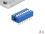 Delock DIP sliding switch 8-digit 2.54 mm pitch THT vertical blue 2 pieces