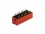 Delock DIP flip switch piano 10-digit 2.54 mm pitch THT vertical red 10 pieces