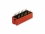 Delock DIP flip switch piano 10-digit 2.54 mm pitch THT vertical red 2 pieces