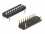 Delock DIP switch Tri-State 9-digit 2.54 mm pitch THT vertical black 2 pieces