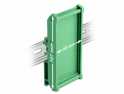 Delock Board Holder (107 mm) for DIN Rail 5 cm long