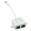 VALUE T-Adapter Cat.5e, unshielded, white