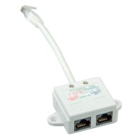 VALUE T-Adapter Cat.5e, unshielded, white