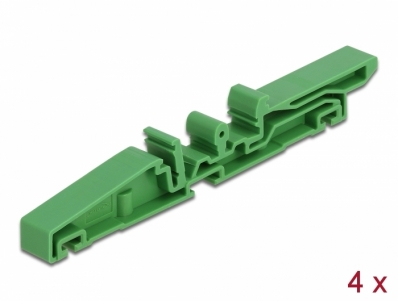 Delock DIN rail clip for PCB 115 mm 4 pieces