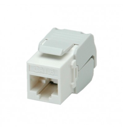 ROLINE Cat.6 Keystone Jack, RJ-45, unshielded, toolless white