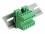 Delock Terminal Block Set for DIN Rail 6 pin with pitch 5.08 mm angled