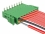 Delock Terminal block set for PCB 8 pin 3.81 mm pitch horizontal