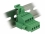 Delock Terminal block set for DIN rail 4 pin with screw lock