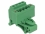 Delock Terminal block set for DIN rail 4 pin with screw lock