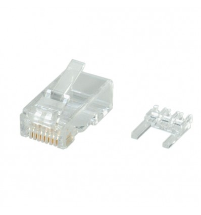 ROLINE Cat.6 Modular Plug, unshielded, for Solid Wire 10 pcs.