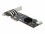 Delock PCI Express x4 Card to 4 x external SuperSpeed USB (USB 3.2 Gen 1) USB Type-A female Quad Channel - Low Profile Form Fact