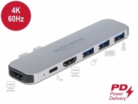 Delock Docking Station for MacBook Dual HDMI 4K / PD / Hub