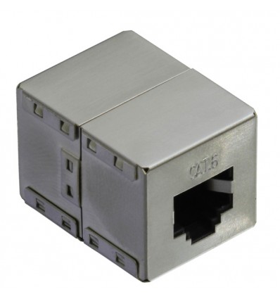 VALUE RJ-45 Modular Coupler, Cat.6, shielded, silver