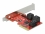 Delock 6 port SATA PCI Express x4 Card - Low Profile Form Factor