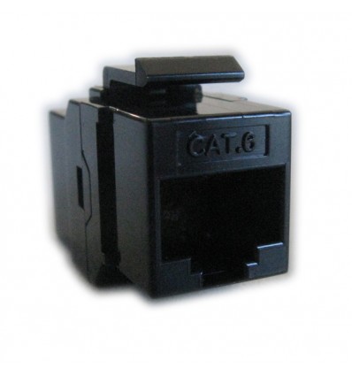 ROLINE RJ-45 Keystone Modular Coupler, Cat.6, unshielded black