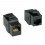 ROLINE RJ-45 Keystone Modular Coupler, Cat.6, unshielded black