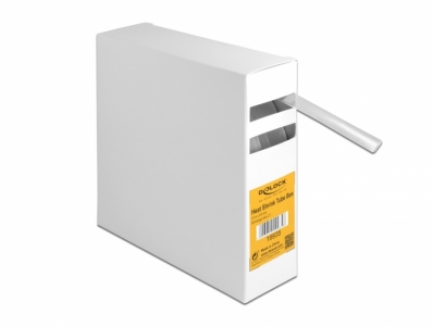 Delock Heat shrink tube box 10 m x 9.5 mm transparent