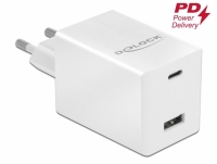 Delock USB Charger USB Type-C™ PD 3.0 and USB Type-A with 48 W