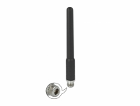 Delock GSM, UMTS Antenna N jack 2 dBi 17.8 cm omnidirectional fixed with flexible materials outdoor black