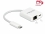 Delock USB Type-C™ Adapter to Gigabit LAN 10/100/1000 Mbps with Power Delivery port white