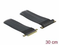 Delock Riser Card PCI Express x8 to x8 with flexible cable 30 cm