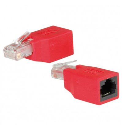 ROLINE RJ45 Crossover Adapter UTP, unshielded, Cat.5e