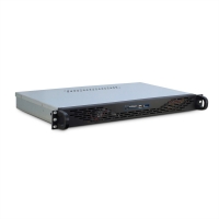 VALUE 19" Industrial Rack-Mount Server Chassis, 1UH, black