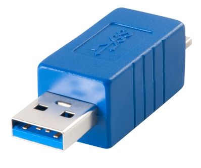 USB 3.0 Adapter, USB A Male to Micro-B Male