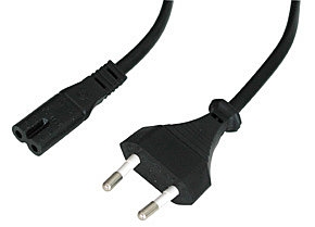 Mains Cable with Euro Connector, 3m