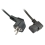 IEC Mains lead, angled, 5m