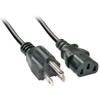 5m US 3 Pin to C13 Mains Cable