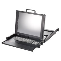 ROLINE 19" LCD KVM Console, 43 cm (17") TFT, VGA, USB + PS/2, French