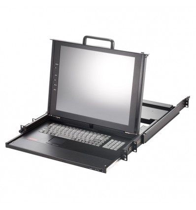 ROLINE 19" LCD KVM Console, 43 cm (17") TFT, VGA, USB + PS/2, French