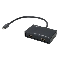 Mini DisplayPort to 2 Port HDMI 18G MST Hub