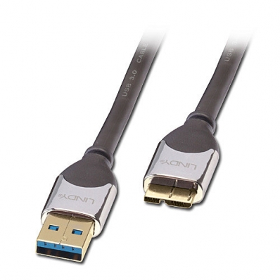 CROMO USB 3.0 Type A Male to Micro-B Cable, 2m