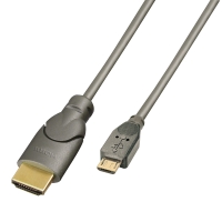 MHL to HDMI connection cable, 2m