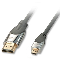 CROMO® High-Speed-HDMI® cable with Ethernet, Type A/D, 2m