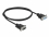 Delock Serial Cable RS-232 Sub-D9 male to female 1 m null modem